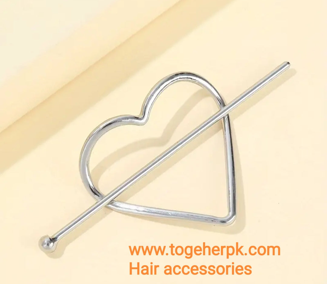 Stylish Hair pin Heart Shaped
