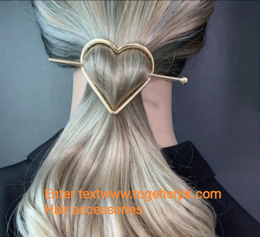 Stylish Hair pin Heart Shaped