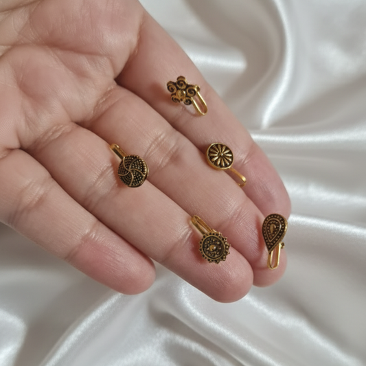 Nose Studs /Pins (non-pierced nose)