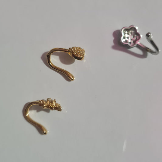 Nose Studs (non-pierced nose)