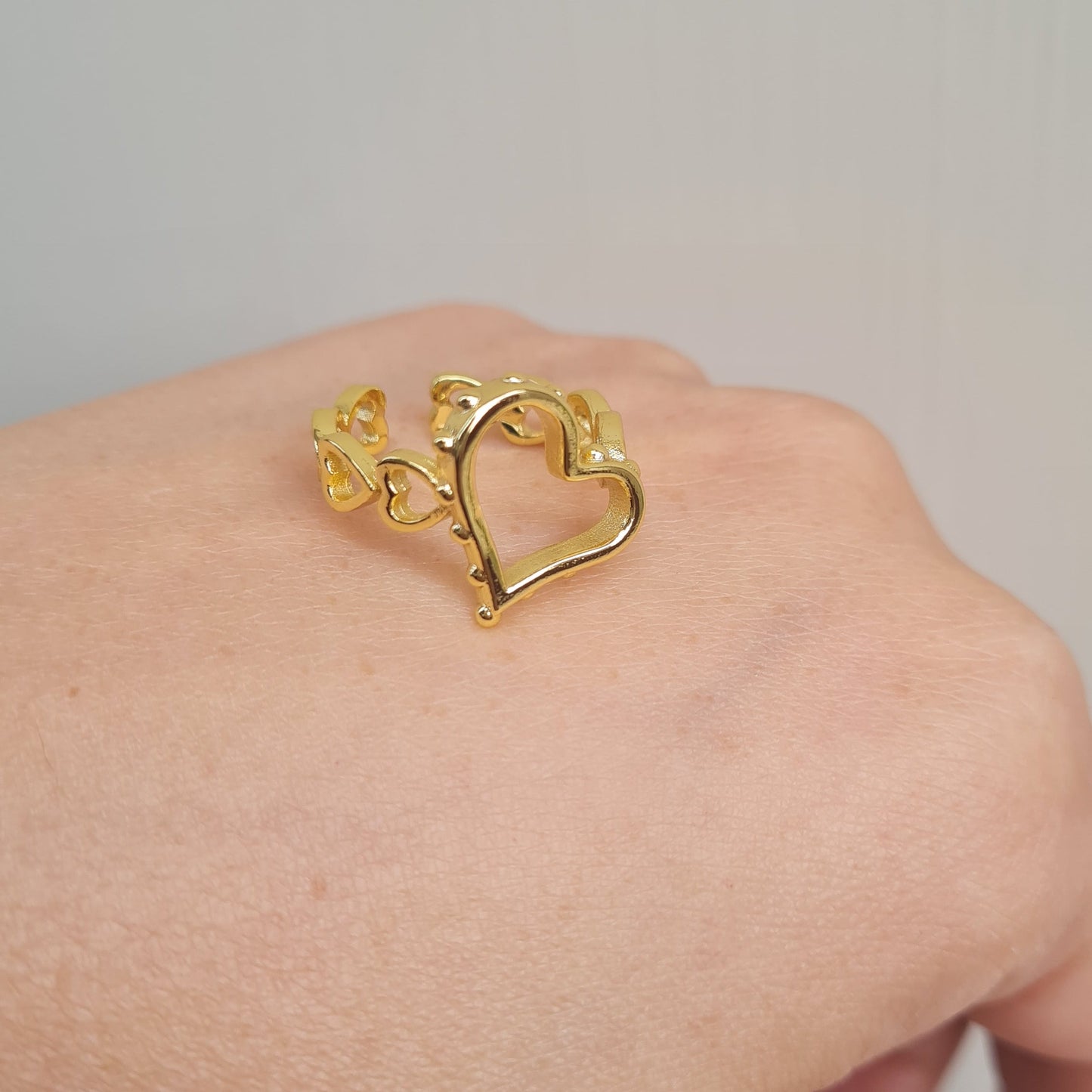 Golden Heart Ring