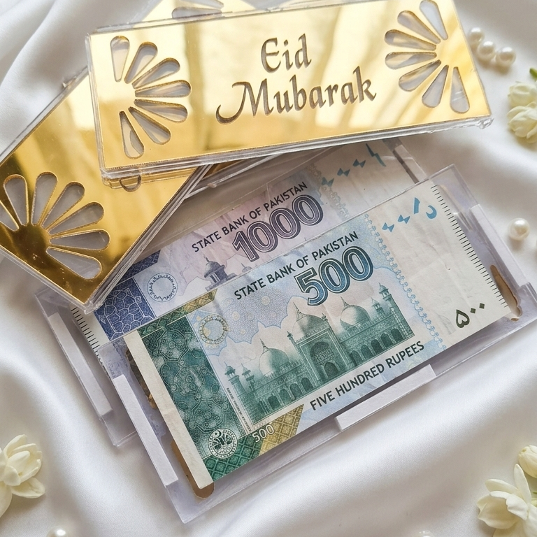 Eidi Envelop (Gold-Acrylic)