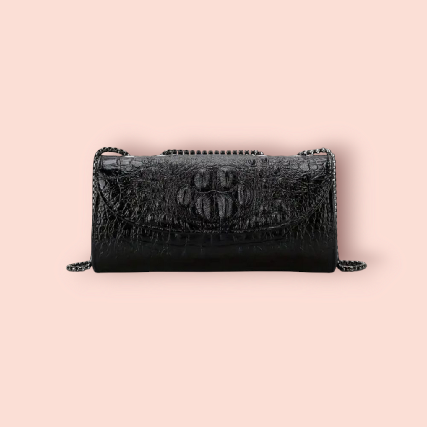 vintage snakeskin Black crossbody elegant crossbody bag