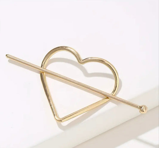 Stylish Hair pin Heart Shaped