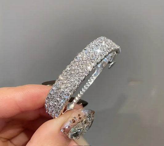 Stylish Hair clip with rhinestones