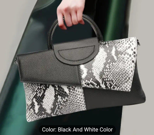 Faux Leather crocodile pattern Handbag