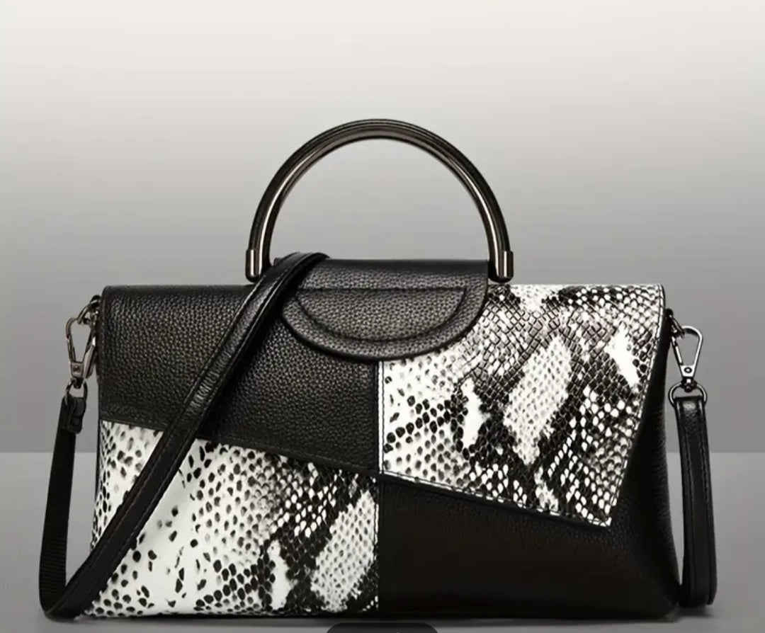 Faux Leather crocodile pattern Handbag