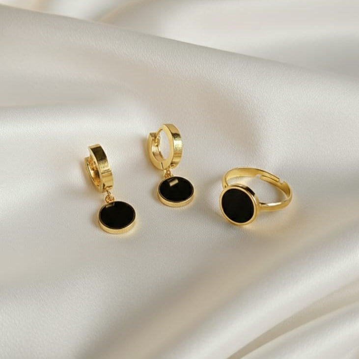 Black and Gold Ring (Stainless steel)