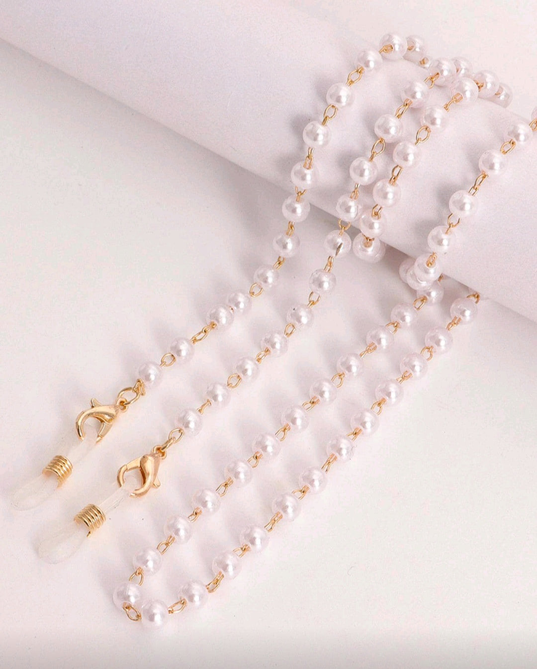 White pearl eyeglasses chain (1 Piece only)