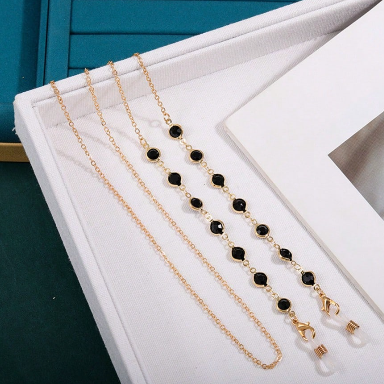 Eyeglasses chain with Rhinestones (1 piece - Chain only)