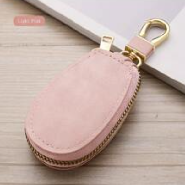 Leather Keychain Holder (Suede)