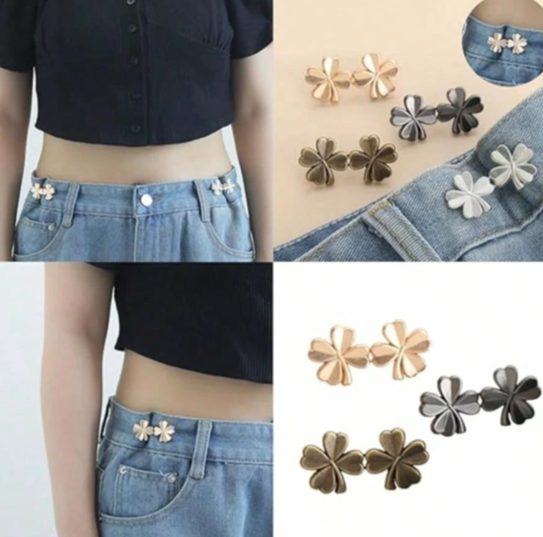 No sew Metal waist buttons (2 Piece)