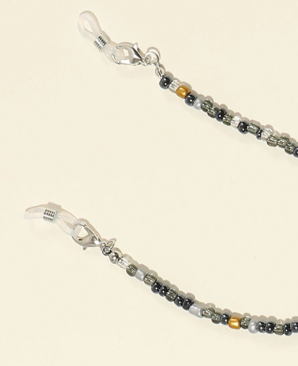 Black and Golden Beaded Chain
