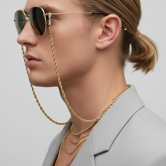 Twisted Glasses Chain (1 piece Chain Only)