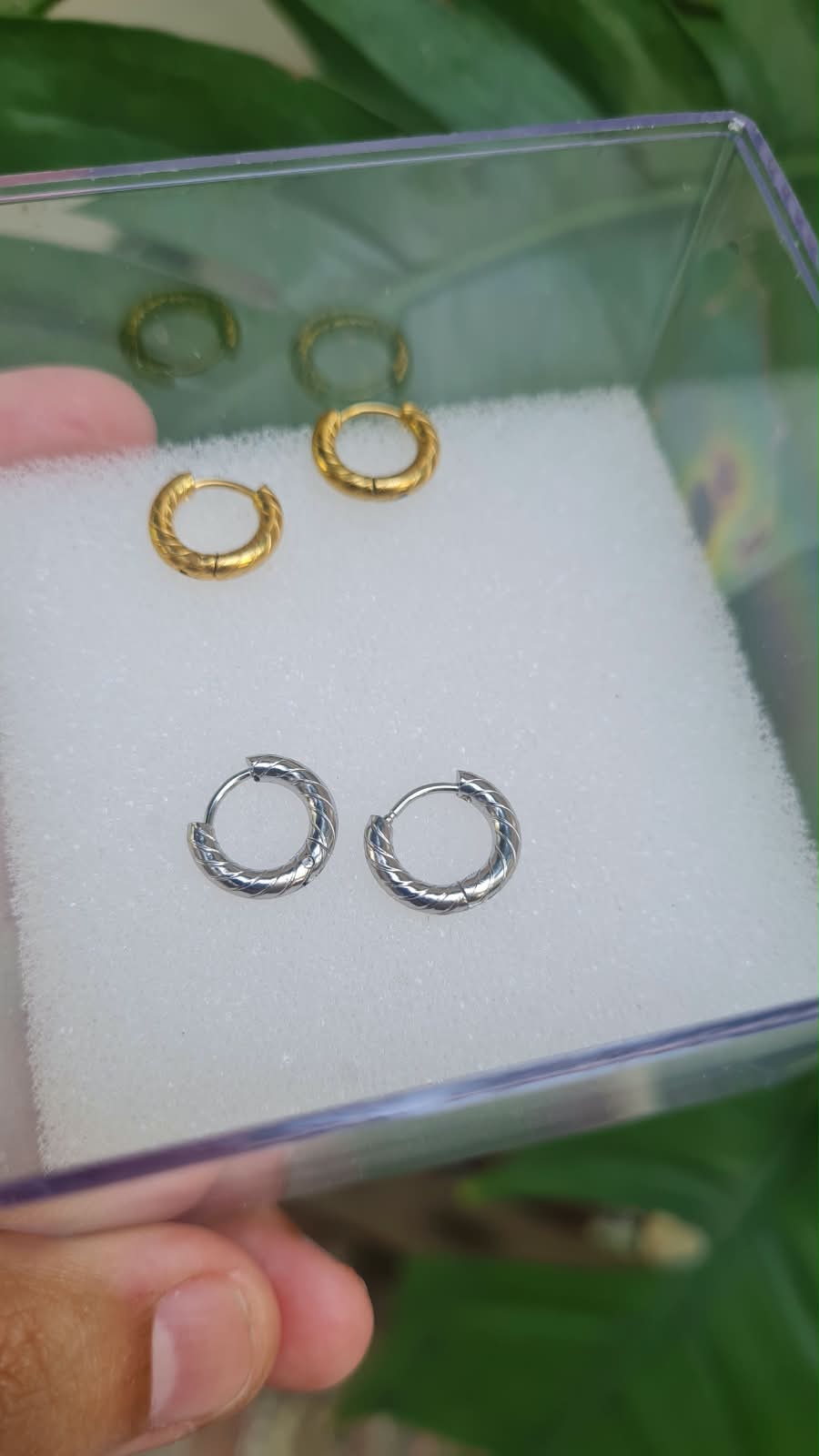 Titanium Mini Ear Hoops (Pack of 4)