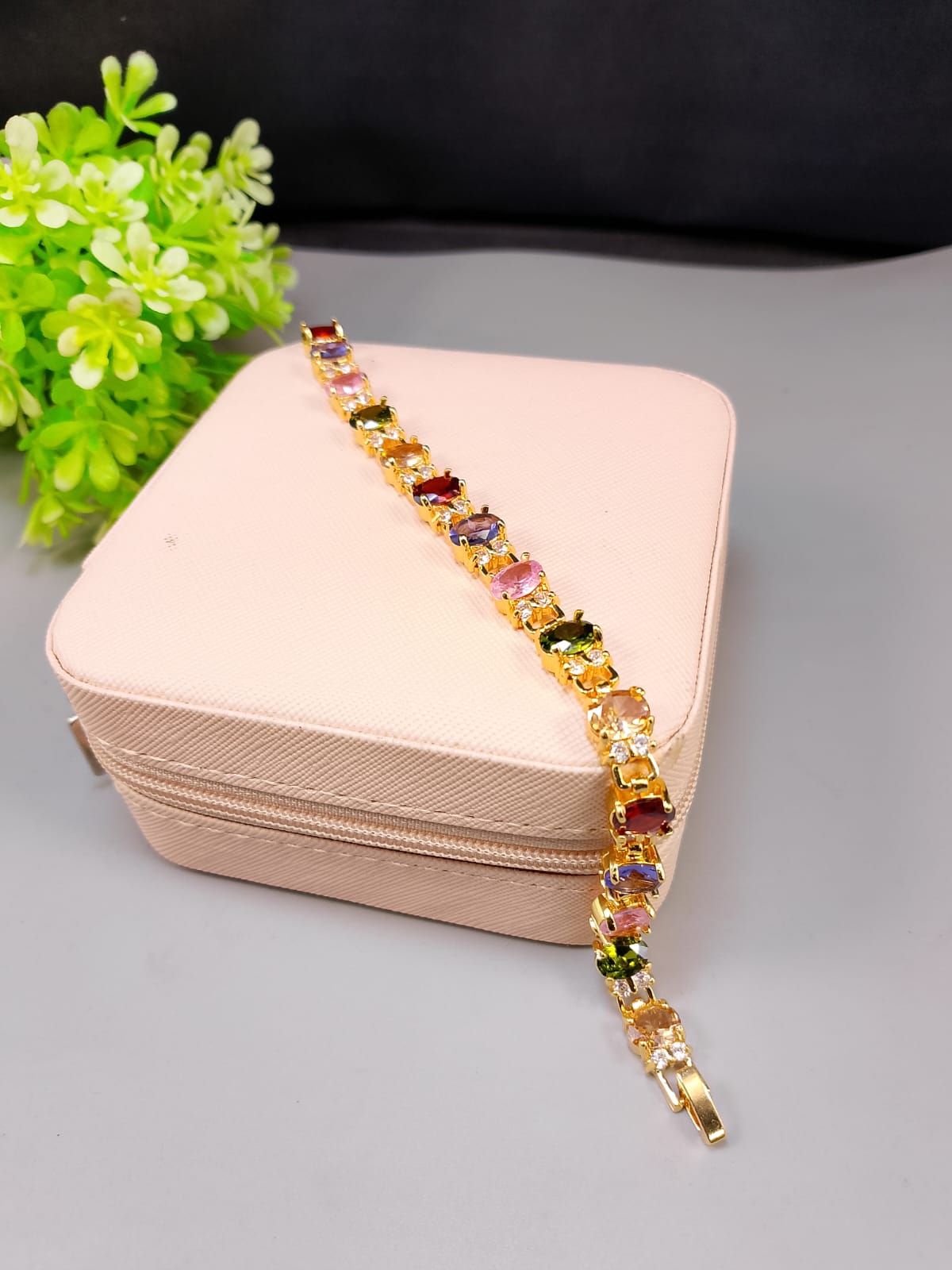 Multicolor Gold Bracelet