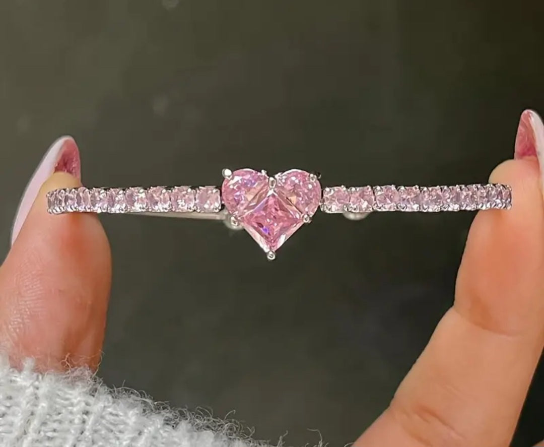 Pink Heart Handcuff