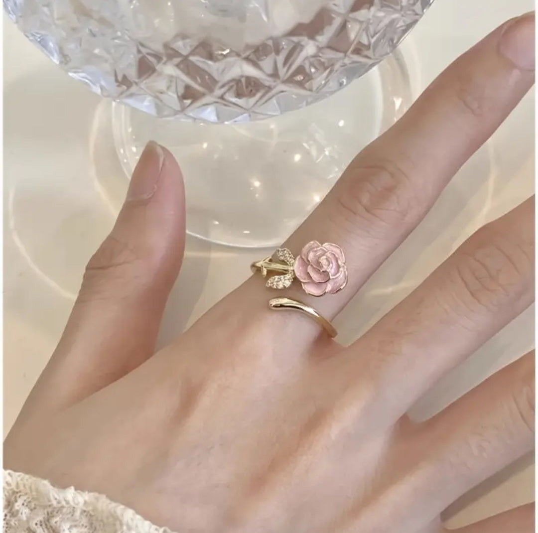 Pink Rose Ring