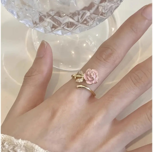 Pink Rose Ring