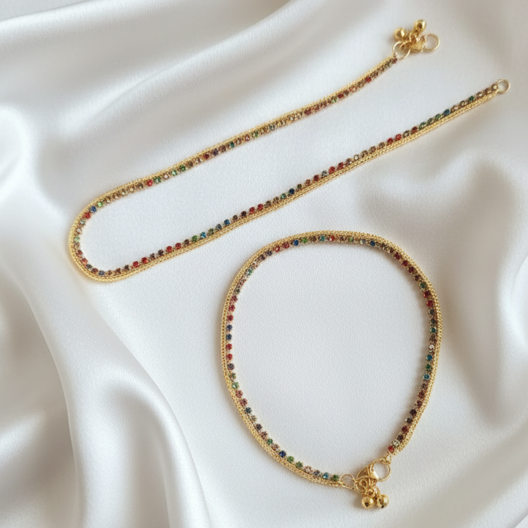 Traditional Multicolor Pazaib (Pack of 2)