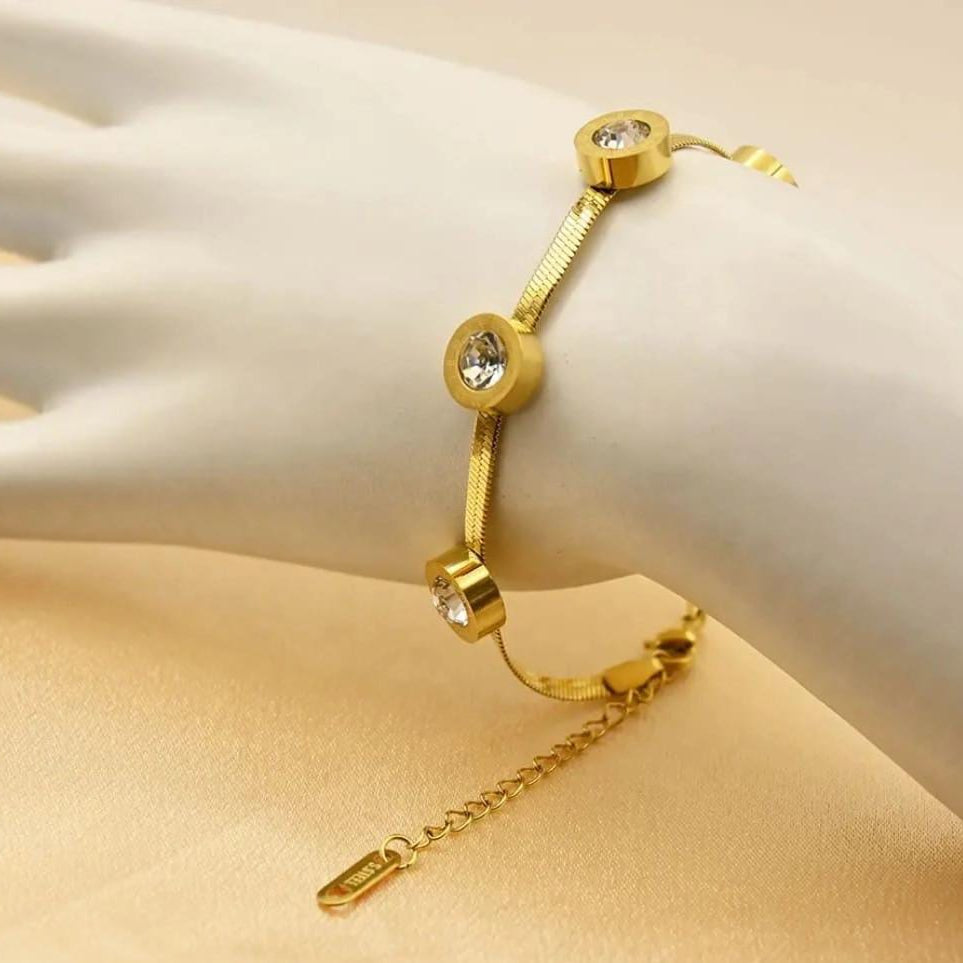 Golden Stainless Steel Bracelet