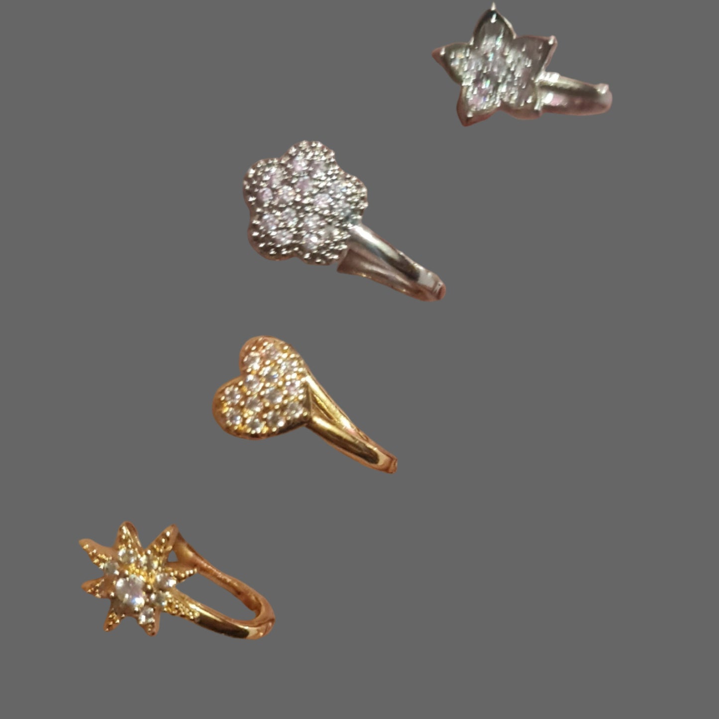 Nose Studs (non-pierced nose)