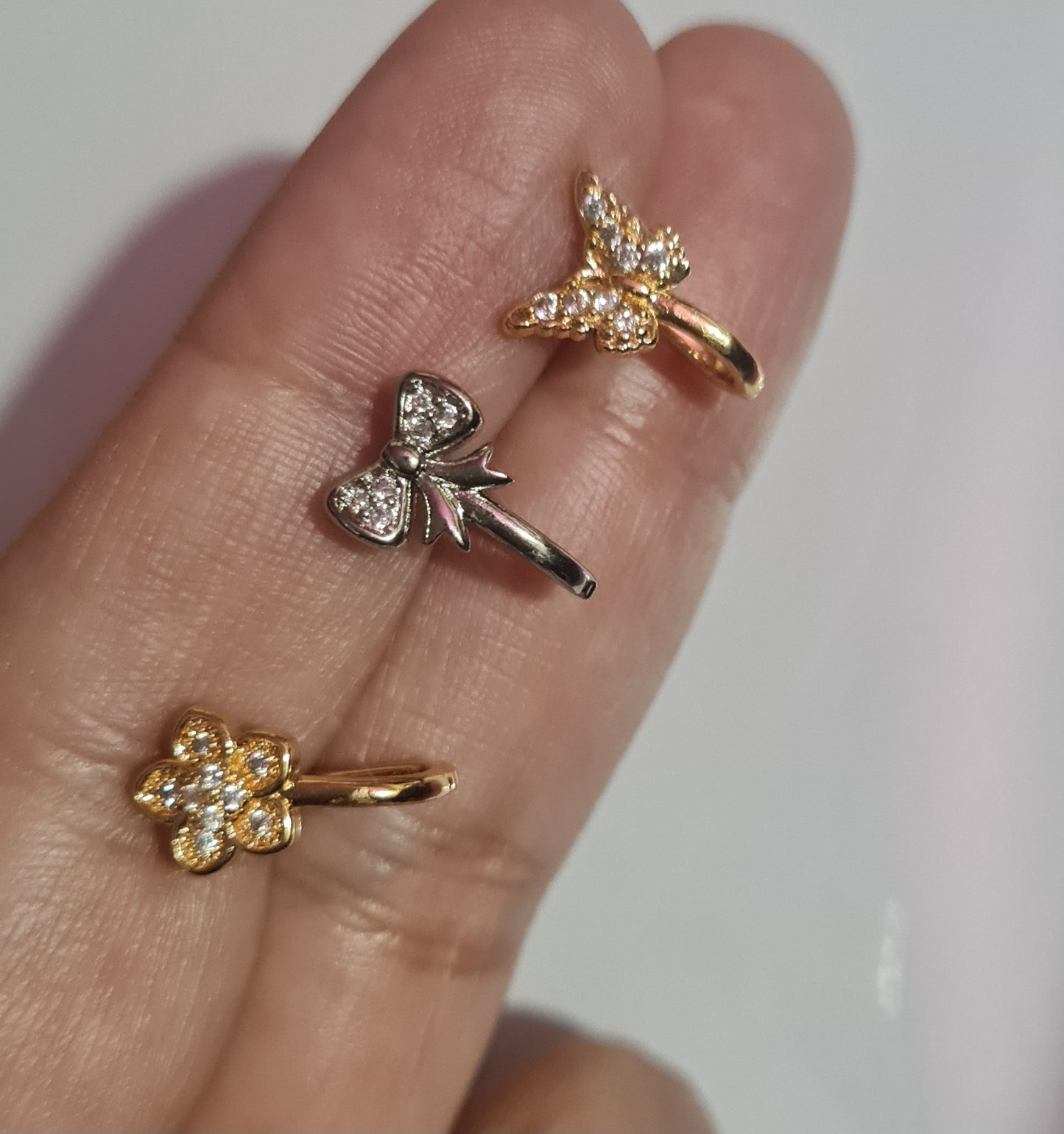 Nose Studs (non-pierced nose)