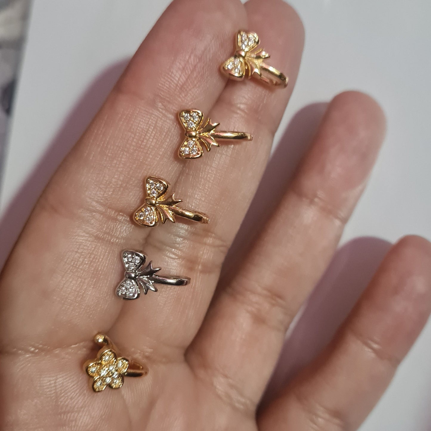 Nose Studs (non-pierced nose)