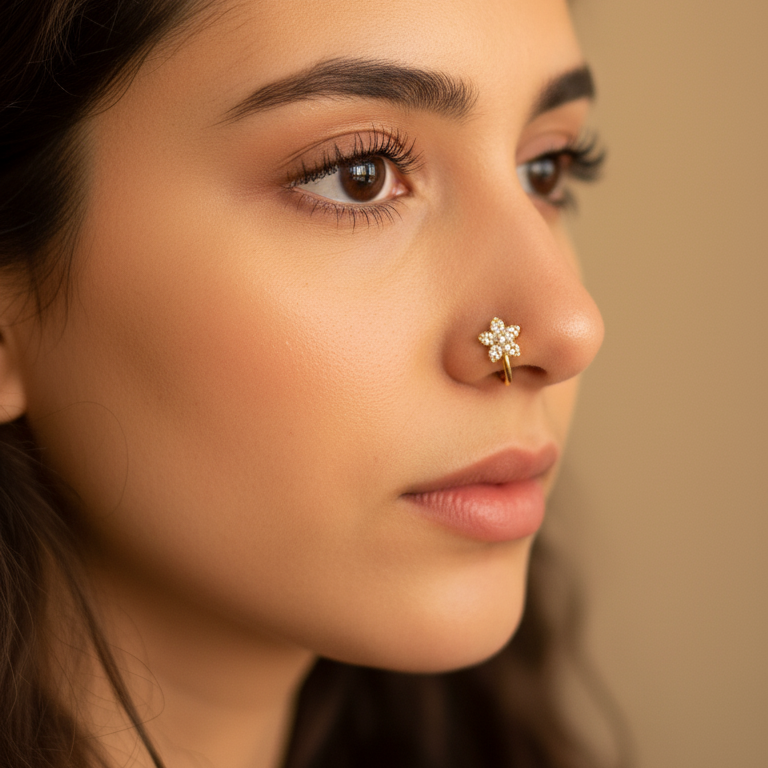Nose Studs (non-pierced nose)