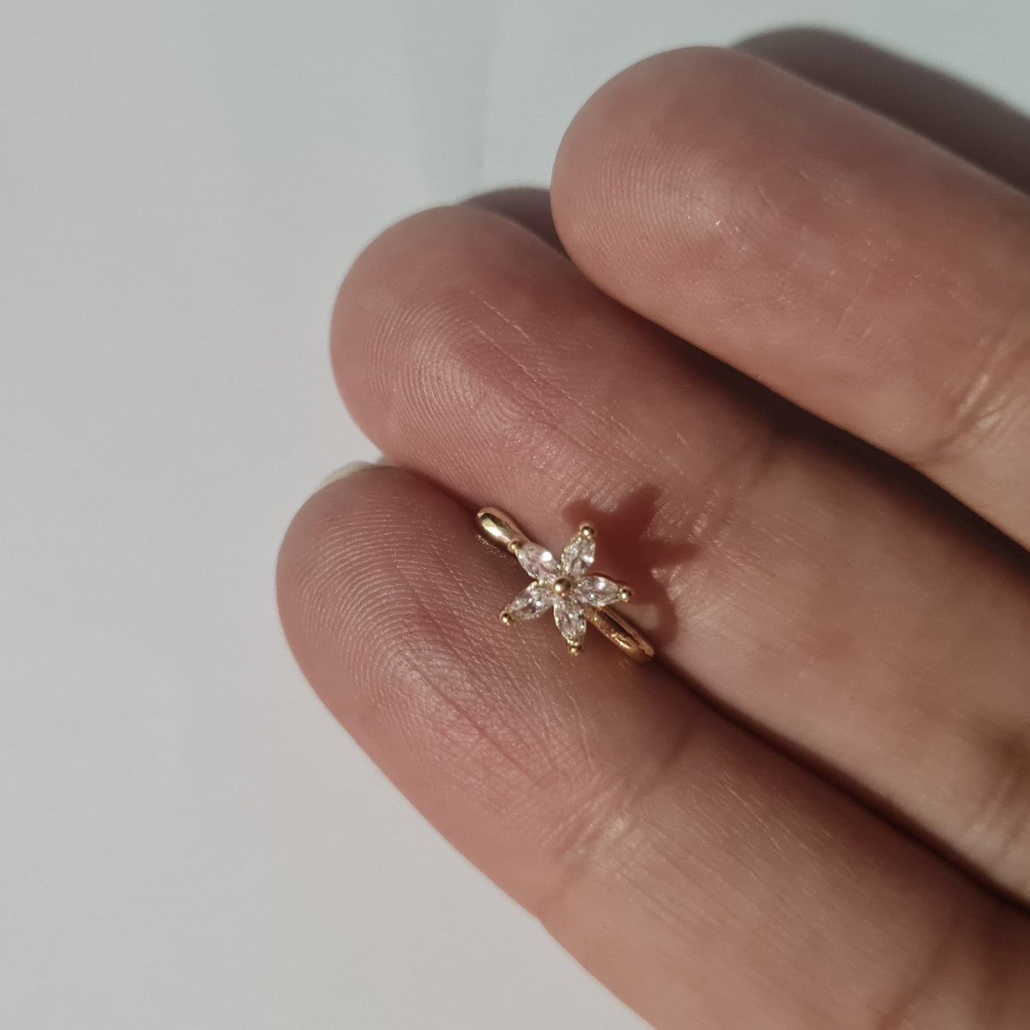 Delicate Nose Stud (for non-pierced nose)