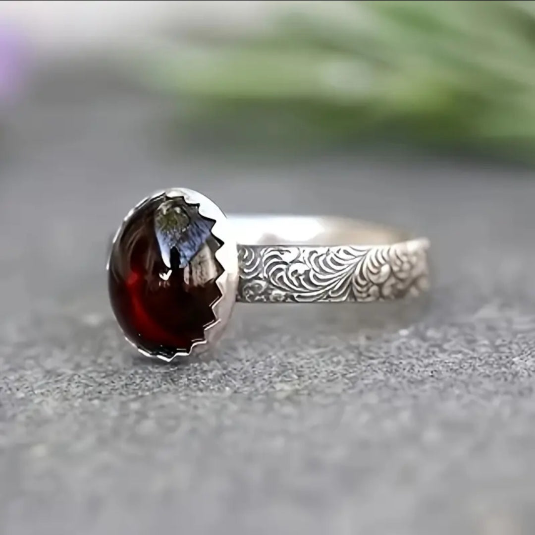 Carved Meron Ring