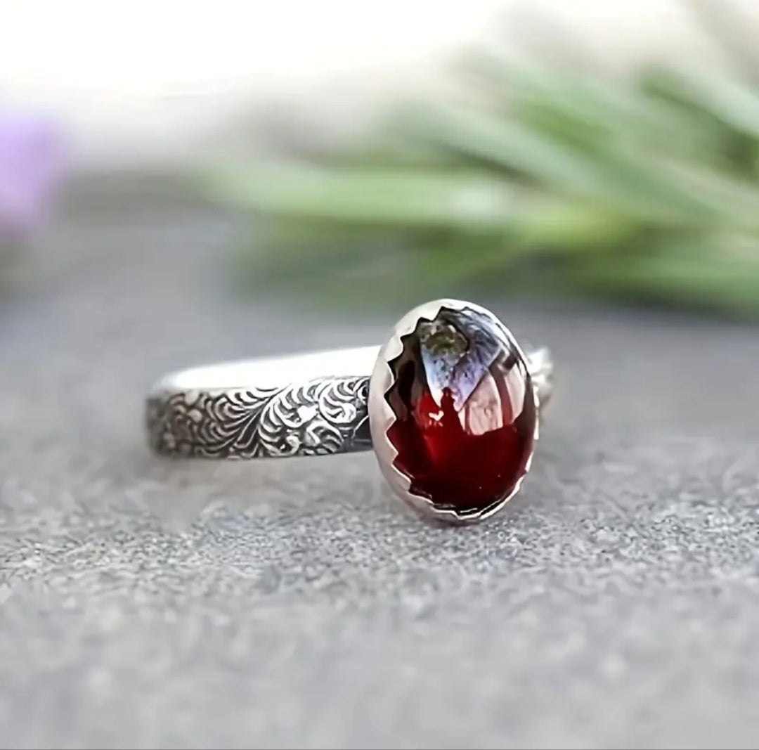 Carved Meron Ring