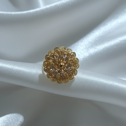 Gold Looking Full Flower -Size 8