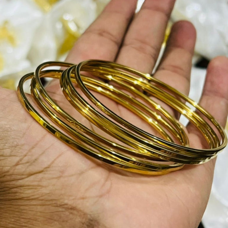 Stainless Steel Bangles (Pack of 2)