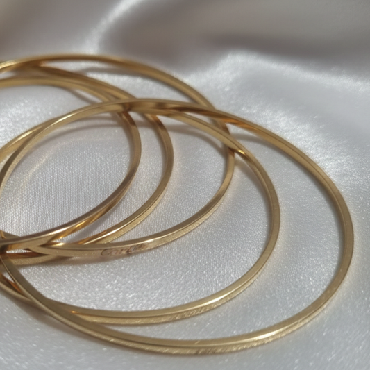 Stainless Steel Bangles (Pack of 2)
