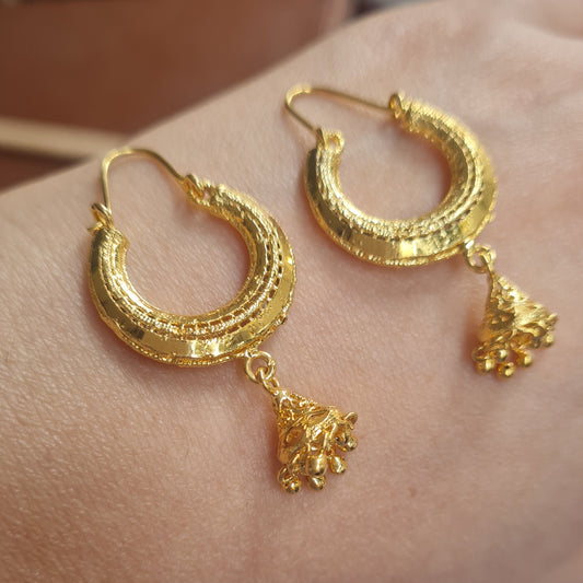 18K Gold Plated Baaliyan
