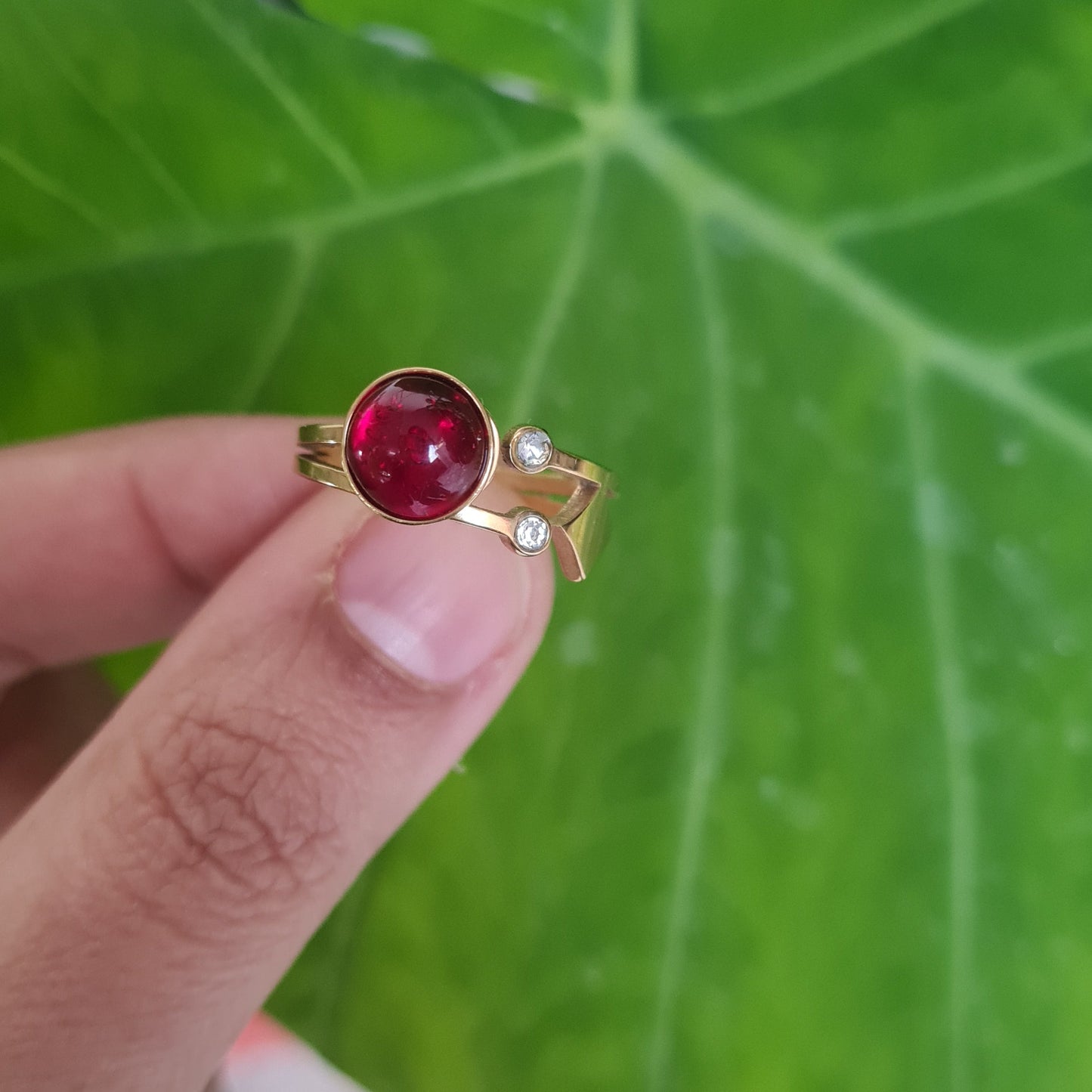 Beauty with Rhinestones Ring