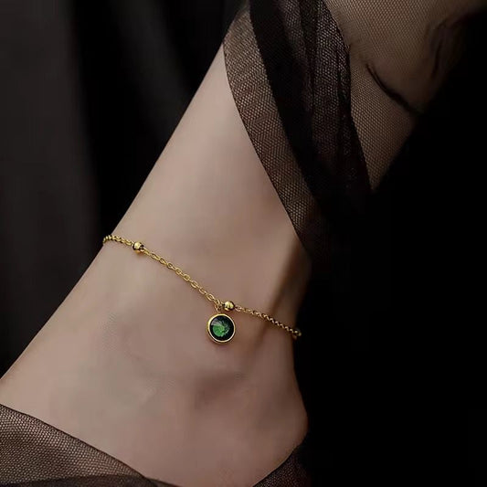 Green Gold Anklet (single piece)