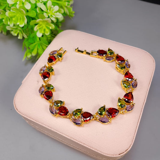 Multicolor Gold Bracelet