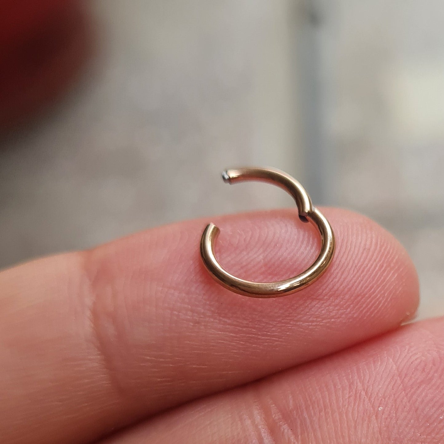 Plain Nose Ring (Single piece for pierced nose)