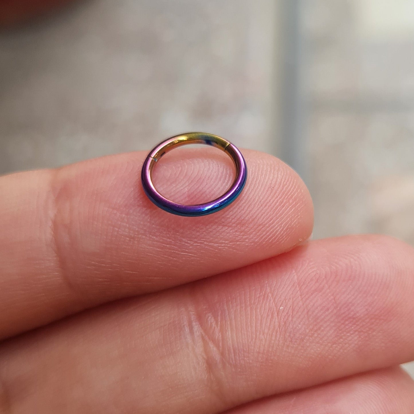 Plain Nose Ring (Single piece for pierced nose)