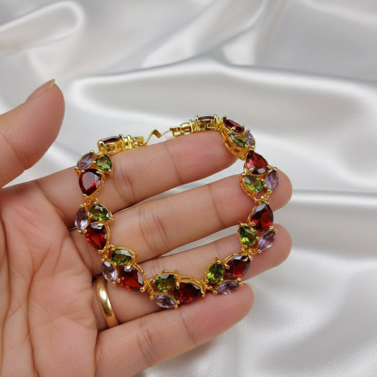 Multicolor Gold Bracelet