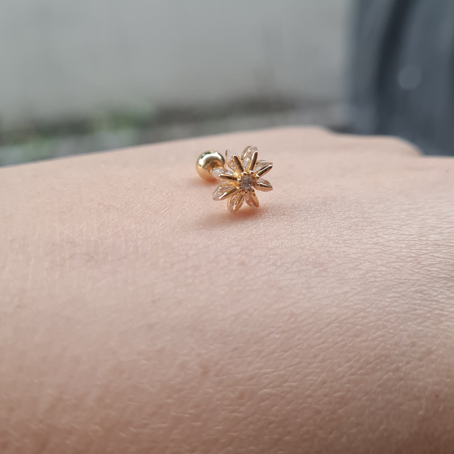 Nose Pin (Single Piece, for pierced nose)