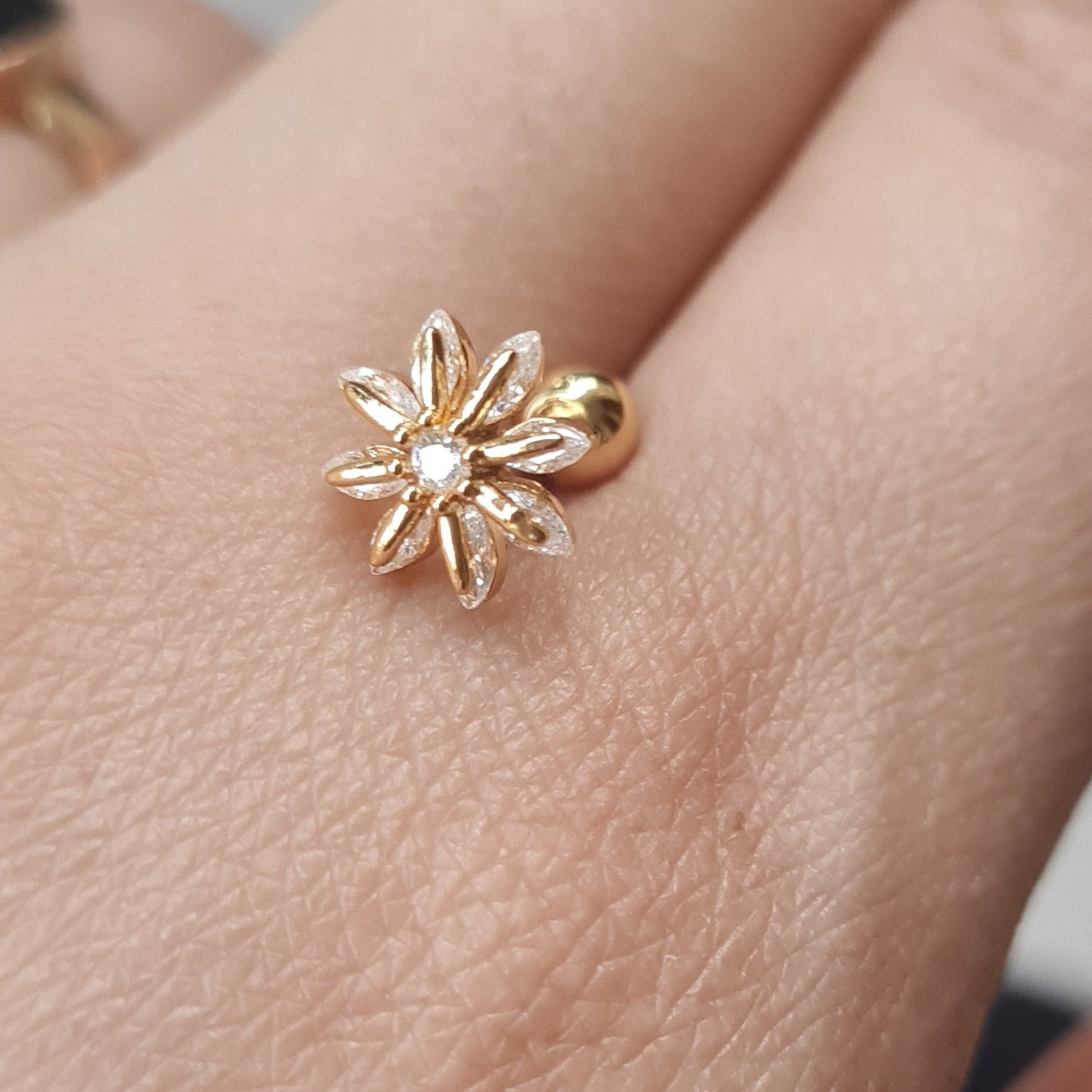 Nose Pin (Single Piece, for pierced nose)