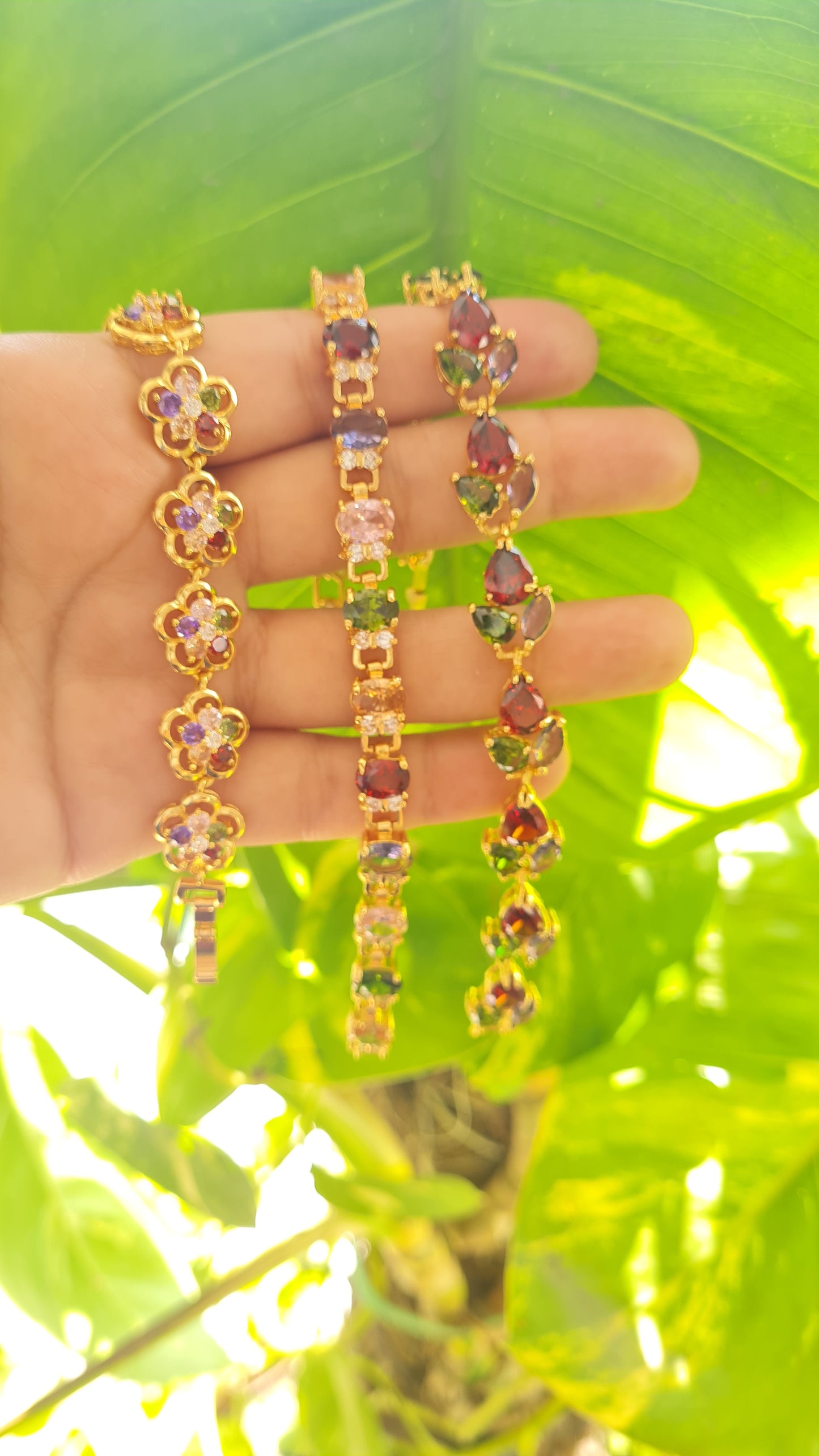 Multicolor Gold Bracelet