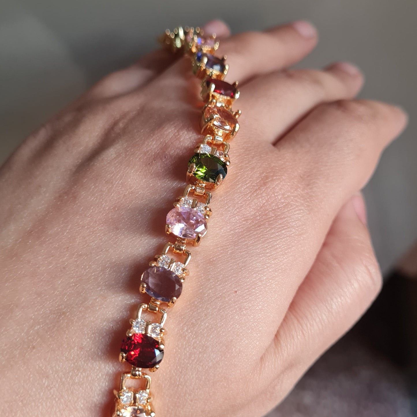 Multicolor Gold Bracelet