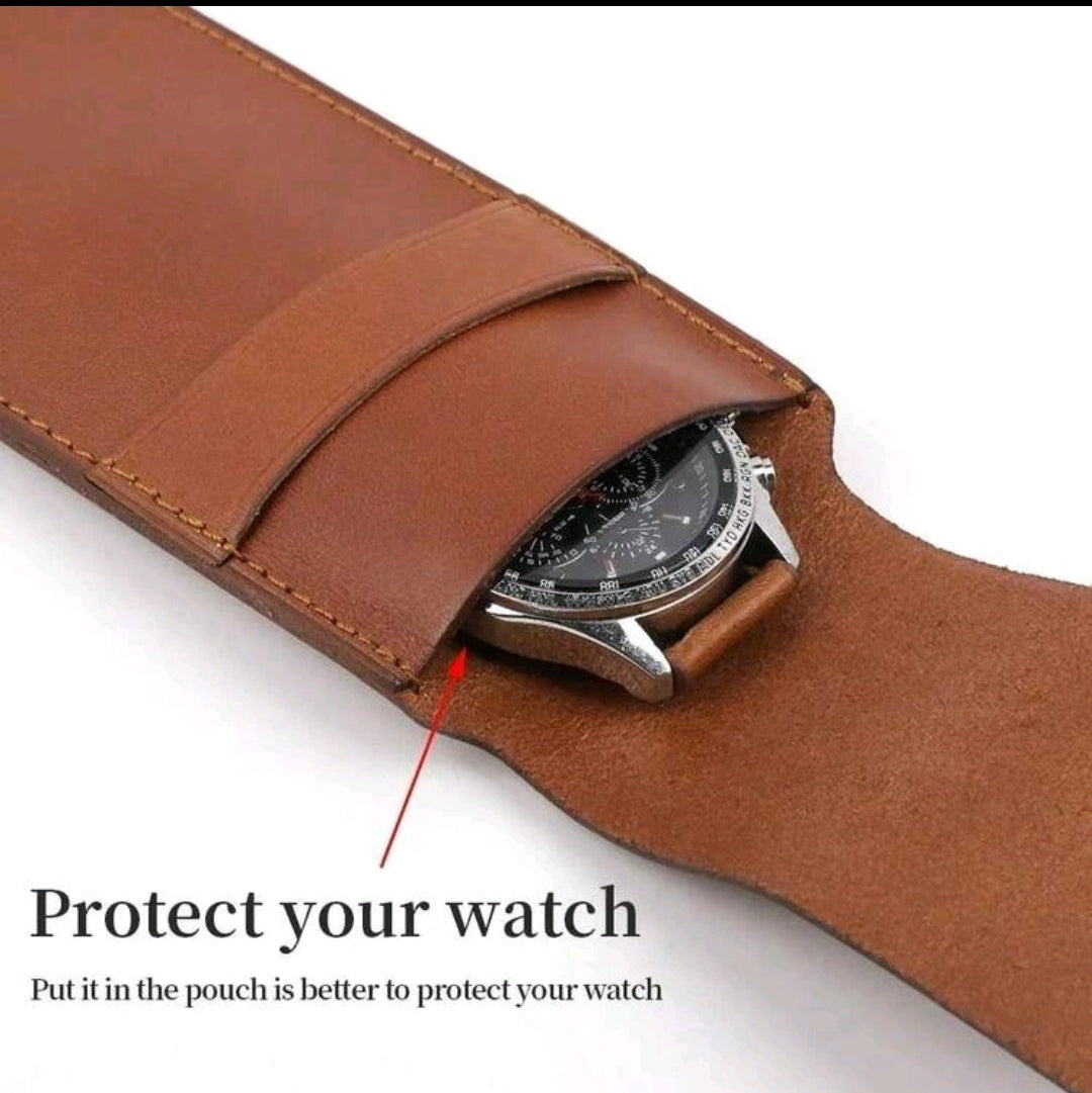 Leather Watch Pouch