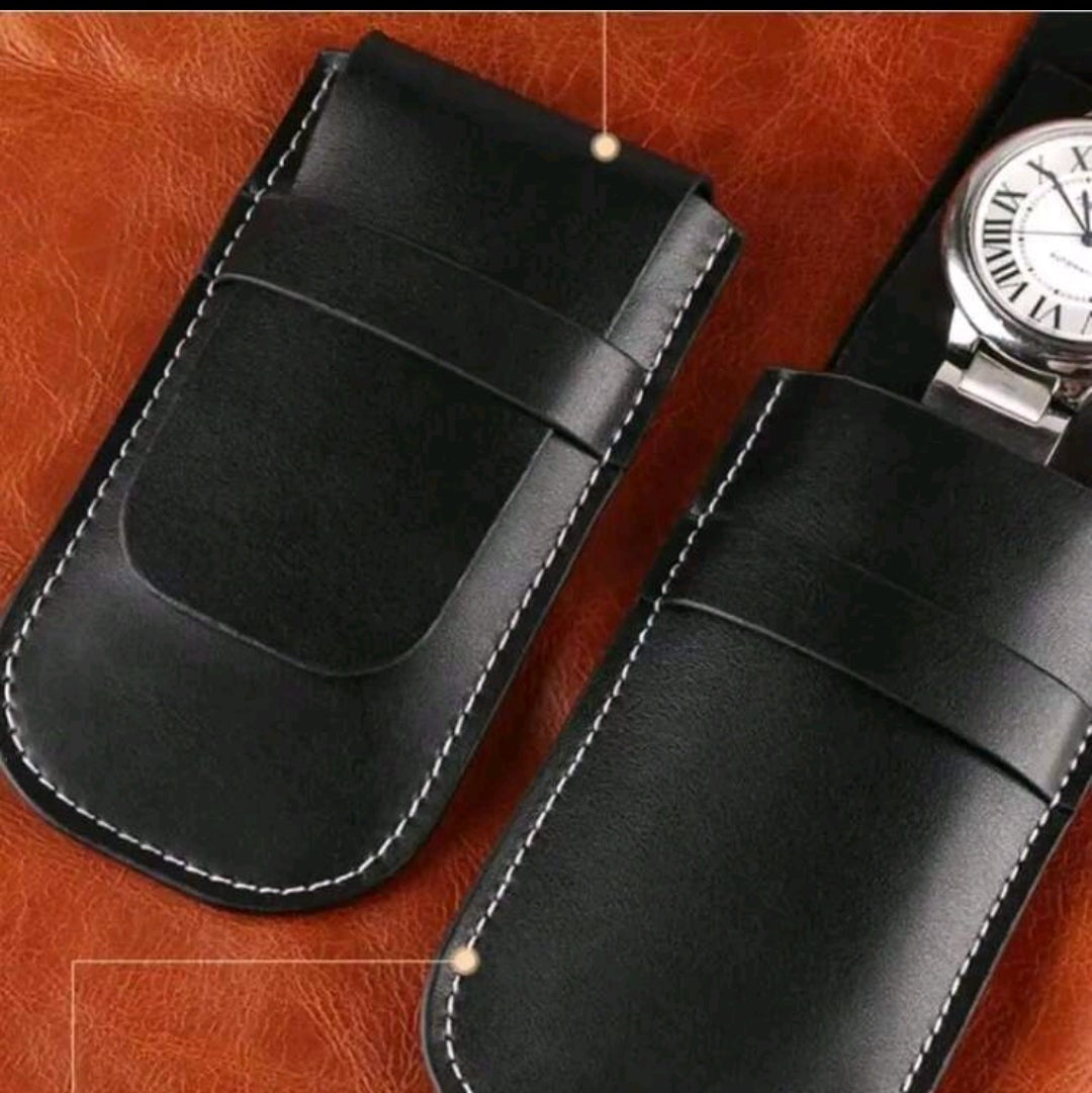 Leather Watch Pouch