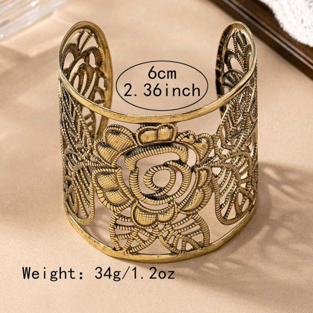 Ethnic Flower Handcuff