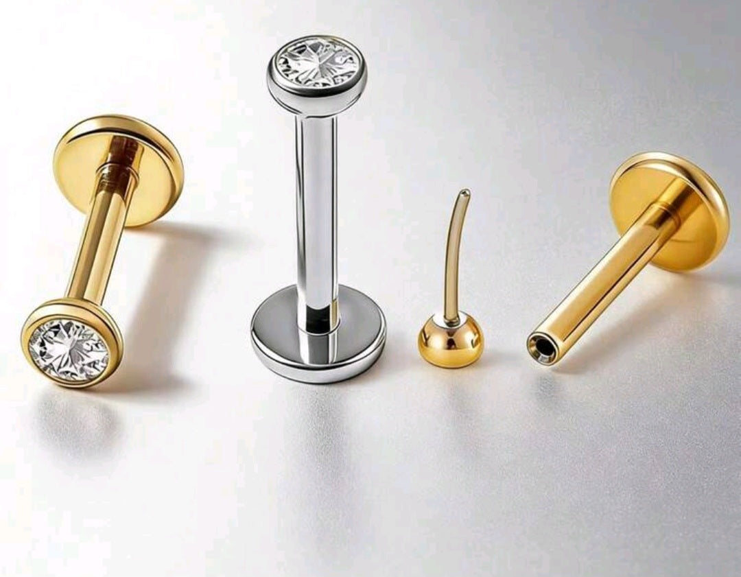 Smooth 1-Stone Nose Pin (Easy to Wear)